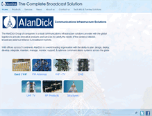 Tablet Screenshot of alandickbroadcast.com